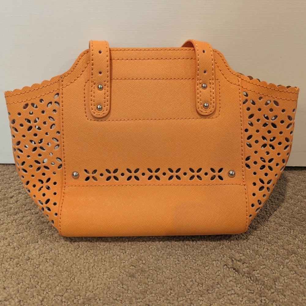 B. Makowski Orange Handbag